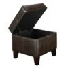 Small Cube Faux Leather Storage Ottoman - Espresso - Dorel Living -Ottomans Official Shop unnamed file 10051