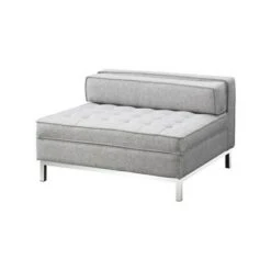 Belle Haven Storage Ottoman Gray - Alder Bay