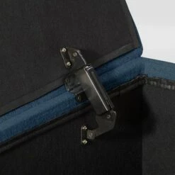 Boston Tufted Fabric Storage Ottoman Navy Blue - CorLiving -Ottomans Official Shop unnamed file 10086