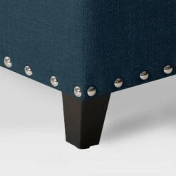 Boston Tufted Fabric Storage Ottoman Navy Blue - CorLiving -Ottomans Official Shop unnamed file 10087