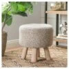 Montana Ottoman Stool - Gray - Christopher Knight Home