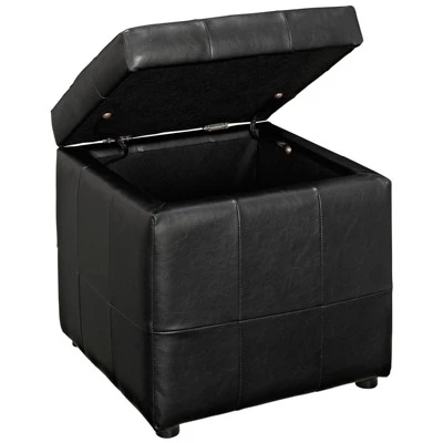 Volt Storage Upholstered Vinyl Ottoman - Modway 5 Volt Storage Upholstered Vinyl Ottoman - Modway – Image 3