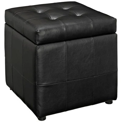 Volt Storage Upholstered Vinyl Ottoman - Modway 6 Volt Storage Upholstered Vinyl Ottoman - Modway – Image 4