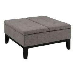 Darragh Split Lift Up Lid Storage Ottoman - HOMES: Inside + Out Gray -Ottomans Official Shop unnamed file 10137