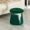 Fabulaxe Modern Tufted Velvet Mushroom Shape Storage Ottoman Storage Stool Trunk -Ottomans Official Shop unnamed file 10151