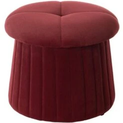 Fabulaxe Modern Tufted Velvet Mushroom Shape Storage Ottoman Storage Stool Trunk 19 Fabulaxe Modern Tufted Velvet Mushroom Shape Storage Ottoman Storage Stool Trunk -Ottomans Official Shop unnamed file 10159