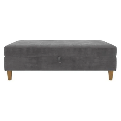 DHP Hartford Storage Ottoman - Dorel Home Products Black 15 DHP Hartford Storage Ottoman - Dorel Home Products Black – Image 14