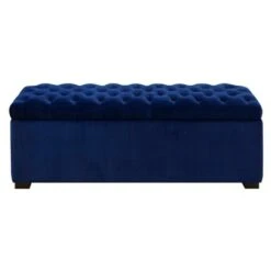 Carson Tufted Storage Ottoman - Picket House Furnishings Deep Emerald -Ottomans Official Shop unnamed file 1025