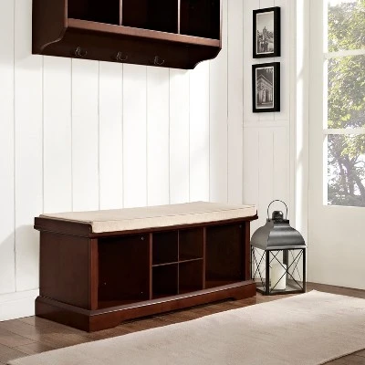 Brennan Entryway Bench - Crosley Mahogany 5 Brennan Entryway Bench - Crosley Mahogany – Image 3