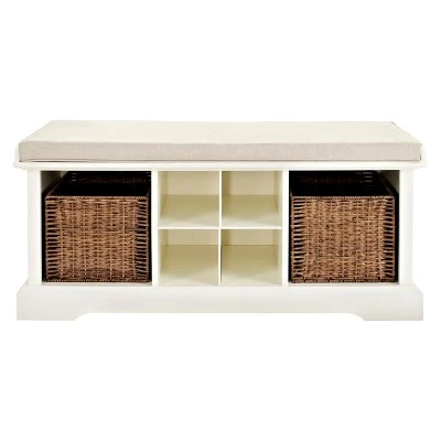 Brennan Entryway Bench - Crosley Mahogany 12 Brennan Entryway Bench - Crosley Mahogany – Image 10