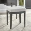 Parc Vanity Stool Gray - Lifestorey