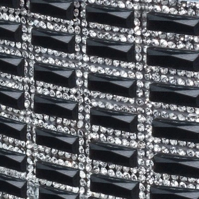 18" Venice Metal Backless Vanity Stool with Faux - Hillsdale Furniture Black Crystal/chrome 9 18" Venice Metal Backless Vanity Stool with Faux - Hillsdale Furniture Black Crystal/chrome – Image 7