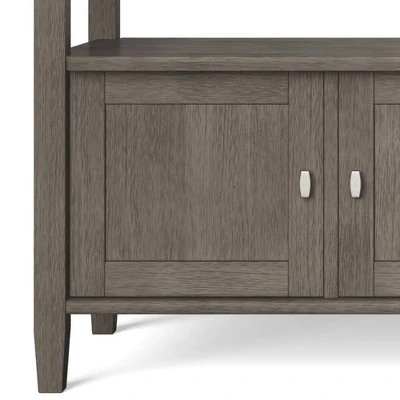 44" Norfolk Solid Wood Entryway Storage Bench - WyndenHall Rustic Natural Aged Brown 4 44" Norfolk Solid Wood Entryway Storage Bench - WyndenHall Rustic Natural Aged Brown – Image 2