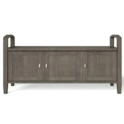 44" Norfolk Solid Wood Entryway Storage Bench - WyndenHall Rustic Natural Aged Brown 21 44" Norfolk Solid Wood Entryway Storage Bench - WyndenHall Rustic Natural Aged Brown -Ottomans Official Shop unnamed file 1070