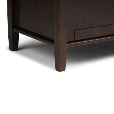 44" Norfolk Solid Wood Entryway Storage Bench - WyndenHall Rustic Natural Aged Brown 10 44" Norfolk Solid Wood Entryway Storage Bench - WyndenHall Rustic Natural Aged Brown – Image 8