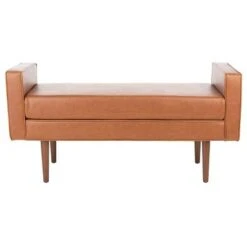 Henri Mid-Century Bench - Safavieh Cream/walnut -Ottomans Official Shop unnamed file 1109