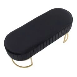 41" Demi Glam Pleated Bench - LumiSource Gold/black -Ottomans Official Shop unnamed file 1115