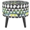 Riverplace Round Cone Leg Ottoman - Project 62™ Cream Dot -Ottomans Official Shop unnamed file 114