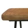 Bench with Tufted Leatherette Seat and Metal Legs Brown - Benzara 2 Bench with Tufted Leatherette Seat and Metal Legs Brown - Benzara -Ottomans Official Shop unnamed file 1148