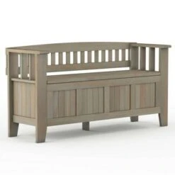 Normandy Solid Wood Entryway Storage Bench - Wyndenhall Distressed Gray 24 Normandy Solid Wood Entryway Storage Bench - Wyndenhall Distressed Gray -Ottomans Official Shop unnamed file 1167