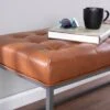 Perscon Upholstered Hallway Bench - Aiden Lane Brown -Ottomans Official Shop unnamed file 1190