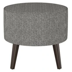 Riverplace Round Cone Leg Ottoman - Project 62™ Cream Dot -Ottomans Official Shop unnamed file 123