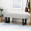 Ashford Boho Bench - Christopher Knight Home Gray -Ottomans Official Shop unnamed file 1233
