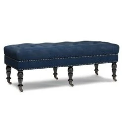 Donovan Tufted Ottoman Bench - WyndenHall Black/tweed Look Fabric -Ottomans Official Shop unnamed file 1245