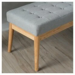 Saxon Upholstered Bench - Christopher Knight Home Green