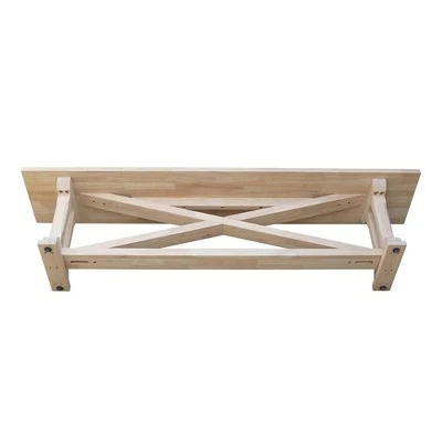 Alexa Bench Natural Wood - International Concepts 7 Alexa Bench Natural Wood - International Concepts – Image 5
