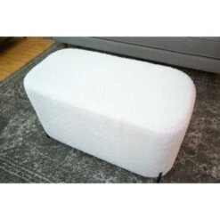 32" Modern Decorative Bench with Metal Base - WOVENBYRD Gray -Ottomans Official Shop unnamed file 1304