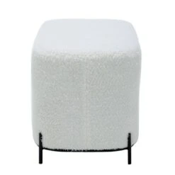 32" Modern Decorative Bench with Metal Base - WOVENBYRD Gray -Ottomans Official Shop unnamed file 1309