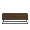 Modern 47.75" 2 Drawer Entry Storage Bench - Saracina Home Dark Walnut -Ottomans Official Shop unnamed file 1402