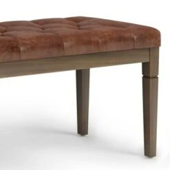 Hopewell Tufted Ottoman Bench Distressed Saddle Brown - WyndenHall -Ottomans Official Shop unnamed file 1503