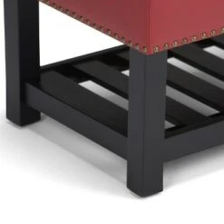 Riley Storage Ottoman Bench Faux Leather - WyndenHall Cream -Ottomans Official Shop unnamed file 1517