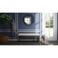 48" Hopewell Tufted Ottoman Bench - WyndenHall Natural Linen Look Fabric -Ottomans Official Shop unnamed file 1573