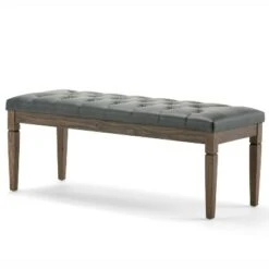 48" Hopewell Tufted Ottoman Bench - WyndenHall Natural Linen Look Fabric -Ottomans Official Shop unnamed file 1576