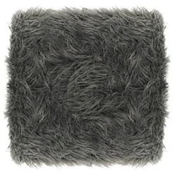 Horace Faux Lamb Square Bench - Safavieh Gray/chrome -Ottomans Official Shop unnamed file 1660