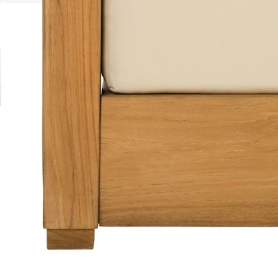 Montford Teak 2 Seat Bench Teak - Safavieh 9 Montford Teak 2 Seat Bench Teak - Safavieh – Image 7