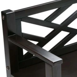 48" Lancaster Solid Wood Entryway Storage Bench with Drawers and Cubbies Espresso Brown - WyndenHall -Ottomans Official Shop unnamed file 1676