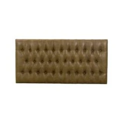 58" Draper Large Bench with Button Tufting Faux Leather Light Brown - HomePop 17 58" Draper Large Bench with Button Tufting Faux Leather Light Brown - HomePop -Ottomans Official Shop unnamed file 1710