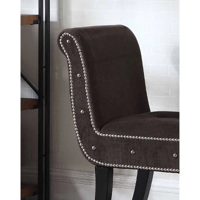 Arm Roll Bench 31.5" - Brown - Ore International 4 Arm Roll Bench 31.5" - Brown - Ore International – Image 2