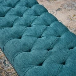 Roxana Traditional Tufted Diamond Bench Teal - Christopher Knight Home -Ottomans Official Shop unnamed file 1775