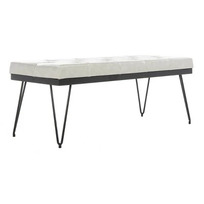 Marcella Bench - Safavieh Brown 4 Marcella Bench - Safavieh Brown – Image 2