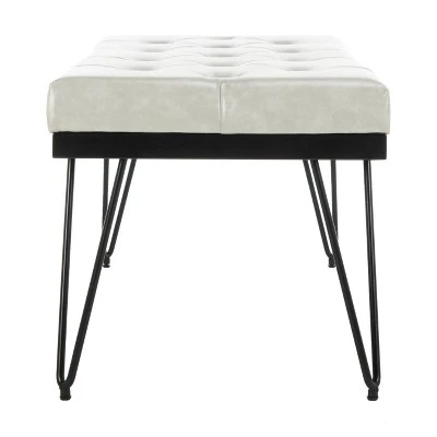 Marcella Bench - Safavieh Brown 5 Marcella Bench - Safavieh Brown – Image 3