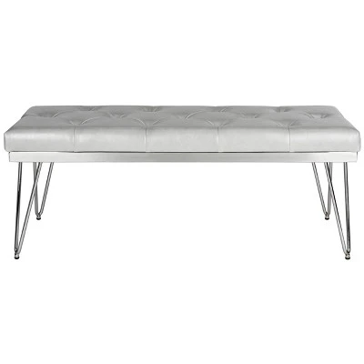 Marcella Bench - Safavieh Brown 11 Marcella Bench - Safavieh Brown – Image 9