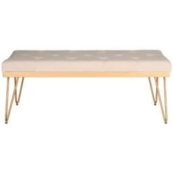 Marcella Bench - Safavieh Brown 23 Marcella Bench - Safavieh Brown -Ottomans Official Shop unnamed file 1794