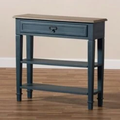 Dauphine Spruce Finished Wood Accent Console Table Blue - Baxton Studio 13 Dauphine Spruce Finished Wood Accent Console Table Blue - Baxton Studio -Ottomans Official Shop unnamed file 1804
