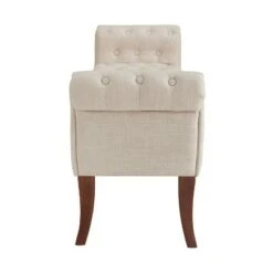 Madison Roll Arm Bench - Linon Natural 15 Madison Roll Arm Bench - Linon Natural -Ottomans Official Shop unnamed file 1824