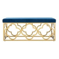 Fleur Rectangle Bench - Safavieh Gray/gold 20 Fleur Rectangle Bench - Safavieh Gray/gold -Ottomans Official Shop unnamed file 1886